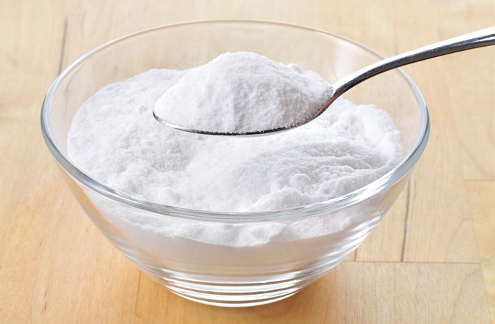 Baking soda tinh khiết ở dạng bột trắng